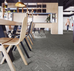 Forbo Flotex Triad planks 121001 Embossed Zinc фото 2 | FLOORDEALER
